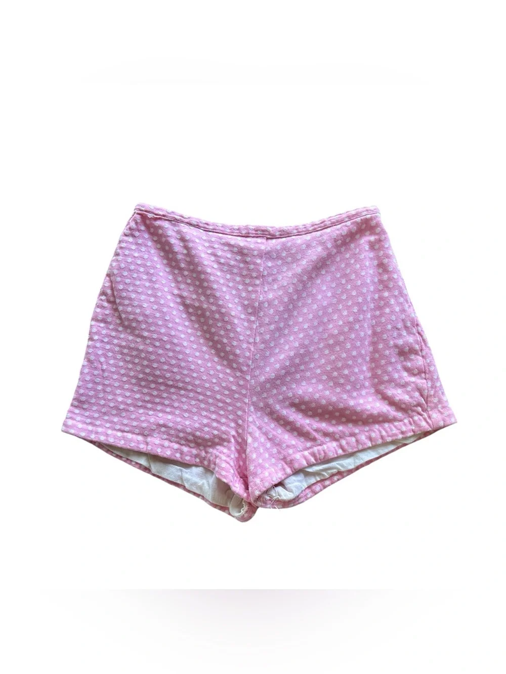 Vintage 60s pink polkadot matching set